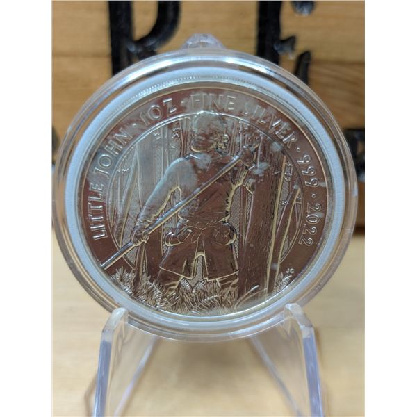 Lot 26-1) 1 oz Little John silver coin 2022