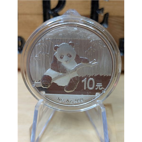 Lot 37-1) 30g Chinese Panda silver coin 2014