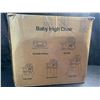 Image 3 : 1 Baby High Chair; 3-in-1 Adjustable/Convertible Infant High Chair - Gray - New in Box