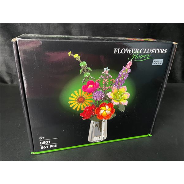 1 Flower Bouquet "Lego" Style Building Block Set - 861 PCS - Brand New