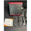 Image 2 : 1 Set of Joycon Controllers for Nintendo Switch - Black Marble Aftermarket Design - Brand New!