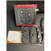 Image 2 : 1 Set of Joycon Controllers for Nintendo Switch - Black Marble Aftermarket Design - Brand New!