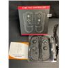 Image 2 : 1 Set of Joycon Controllers for Nintendo Switch - Black Marble Aftermarket Design - Brand New!