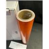 Image 3 : 2 Large Rolls of Permanent Adhesive Vinyl - 12" x 15FT Per Roll - Orange - For DIY Crafts/Decor