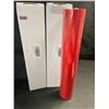 Image 2 : 2 Large Rolls of Heat Transfer Vinyl - 12" x 25FT Per Roll - Red - For DIY Heat Press Crafts - New