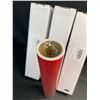Image 3 : 3 Large Rolls of Permanent Adhesive Vinyl - 12" x 10FT Per Roll - Red - For DIY Crafts/Decor