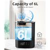 Image 2 : 1 Breezome 6L Large Size Cool Mist Household Humidifier - Model: DH-JS07 - New