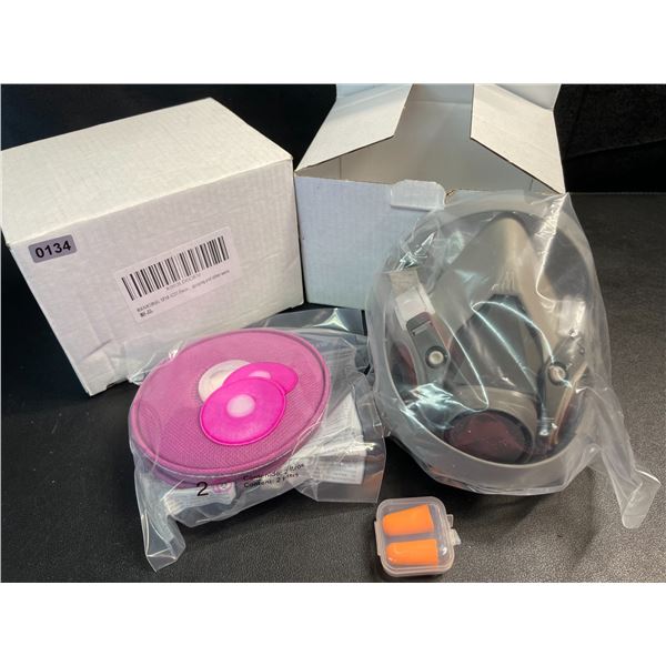 2 Reusable Respirator Dustproof Face Masks with Filters - Great for Sanding, Painting, Spraying, etc