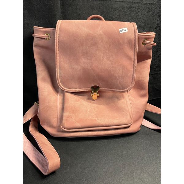 1 Women's Backpack/Bag - Rose Pink - 13" Size - New