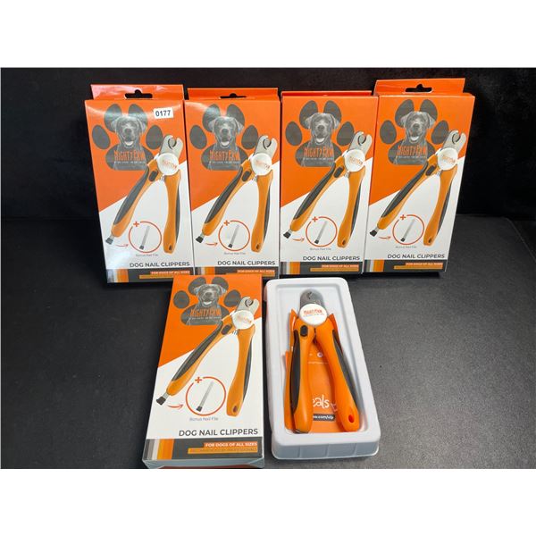 5 MightyPaw Dog Nail Clippers Sets - For Dogs of All Sizes - Brand New
