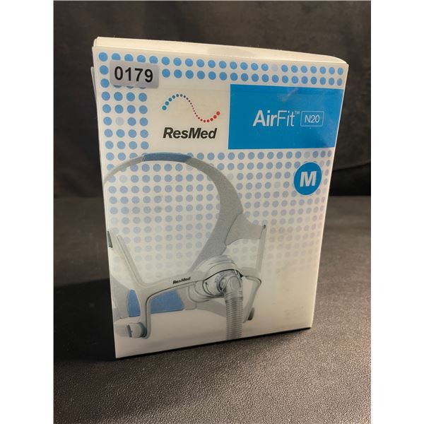 1 ResMed AirFit N20 Nasal CPAP Mask for CPAP Machines/Sleep Apnea - Size M - Brand New!