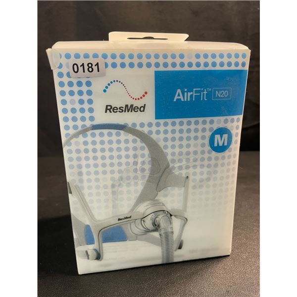 1 ResMed AirFit N20 Nasal CPAP Mask for CPAP Machines/Sleep Apnea - Size M - Brand New!