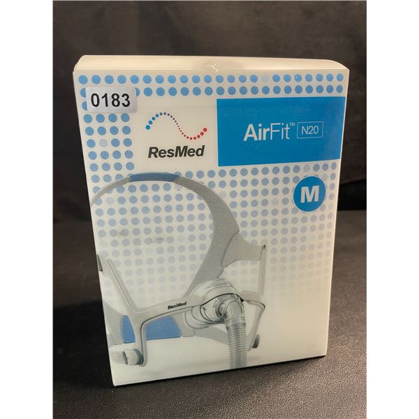 1 ResMed AirFit N20 Nasal CPAP Mask for CPAP Machines/Sleep Apnea - Size M - Brand New!