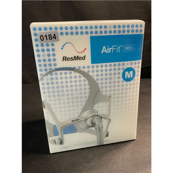 1 ResMed AirFit N20 Nasal CPAP Mask for CPAP Machines/Sleep Apnea - Size M - Brand New!