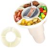 Image 1 : 2 Snack Bowls/Snack Trays for Stanley Cups/Tumblers (40z) - 4 Compartments for Snacks - New