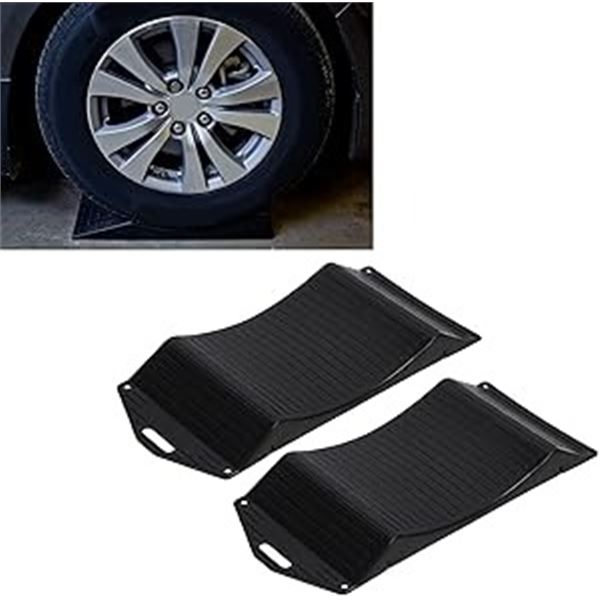 2PC Tire Saver Ramps - Uniform Distribution Ramps for Cars, SUV, RV's, etc. - New