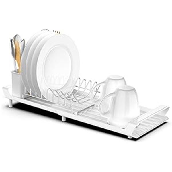 1 Anhow Dish Drying Rack - Expandable Compact Dish Drainer Rack - New In Box