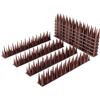 Image 1 : 1 Box of Bird Spikes/Bird Deterrent Spikes w/ Multiple Height Spikes - 10 Pack - 15" L x 2.5"H - New