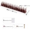 Image 5 : 1 Box of Bird Spikes/Bird Deterrent Spikes w/ Multiple Height Spikes - 10 Pack - 15" L x 2.5"H - New