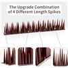 Image 6 : 1 Box of Bird Spikes/Bird Deterrent Spikes w/ Multiple Height Spikes - 10 Pack - 15" L x 2.5"H - New