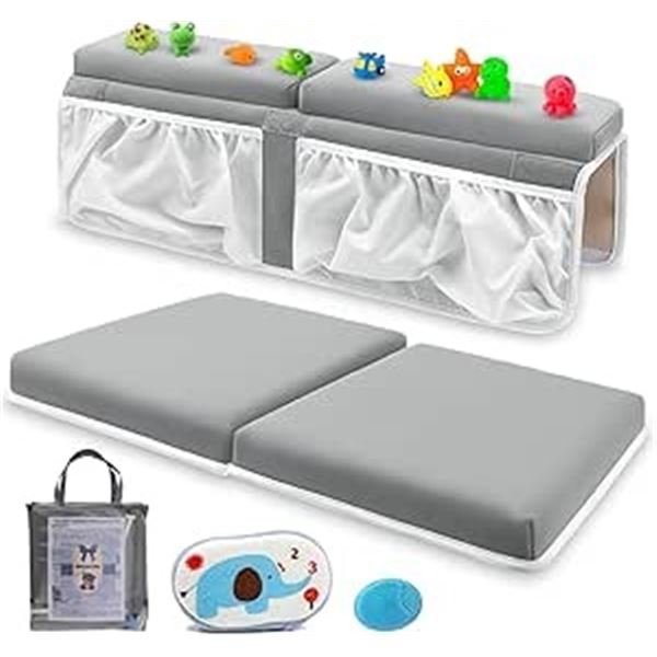1 Bath Kneeler and Elbow Rest Pad Set for Baby Bath Time - Cushion Support for Bath Time - New