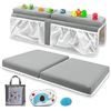 Image 1 : 1 Bath Kneeler and Elbow Rest Pad Set for Baby Bath Time - Cushion Support for Bath Time - New