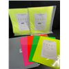 Image 2 : 3 Packs of Neon Heat Transfer Vinyl Sheets - 12"x10" - 12 HTV Sheets Each; For Heat Press Crafts