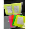 Image 2 : 3 Packs of Neon Heat Transfer Vinyl Sheets - 12"x10" - 12 HTV Sheets Each; For Heat Press Crafts