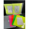 Image 2 : 3 Packs of Neon Heat Transfer Vinyl Sheets - 12"x10" - 12 HTV Sheets Each; For Heat Press Crafts