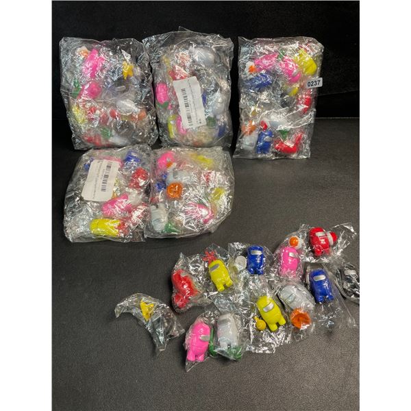 6 Packs of Among-Us Toy Mini PVC Figurines/Toys - 12PCS Per Pack - Assorted Figure Designs - New