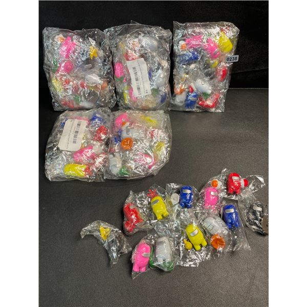 6 Packs of Among-Us Toy Mini PVC Figurines/Toys - 12PCS Per Pack - Assorted Figure Designs - New