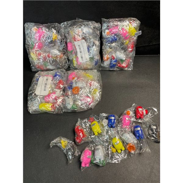 6 Packs of Among-Us Toy Mini PVC Figurines/Toys - 12PCS Per Pack - Assorted Figure Designs - New