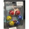 Image 2 : 5 Packs of Shoe Deodorizer Balls - Fresh Linen Scent - Great for Shoes/Gym Bags/Lockers/etc. - New