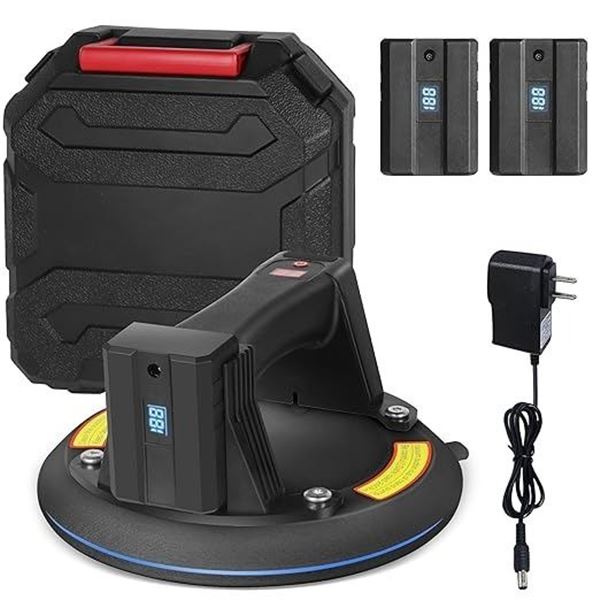 1 Electric Vacuum Suction Cup Lifter Tool - 8" - Heavy-Duty (Holds up to 440lbs) - Brand New!