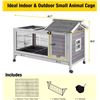 Image 5 : 1 Aicituvin AIR24 Rabbit Hutch/Bunny Cage - 40" Size Rabbit Hutch - New/Open Box (Assembly Req'd)