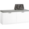 Image 1 : 1 SoBuy Storage Shoe Bench for Entryway/Hallway/Bedroom (Model:FSR147-W) - NEW IN BOX!