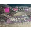 Image 4 : 1 Beleev Quick-Release Foldable Scooter - 220lb Capacity - 4 Adjustable Heights; Purple -New in Box!