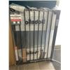 Image 2 : 1 Babelio 36" Size Extra Tall Metal Baby Gate - Pressure Mounted Gate for Stairs - New in Box!
