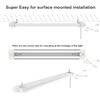 Image 7 : Set of 4 Linkable LED Shop Lights - Long 4FT Size , 4500LM; 40W 5000K LED Ceiling Lights - NEW