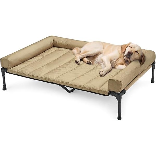 1 Vehoo Cooling Elevated Dog/Pet Bed + Waterproof Removable Pillow Top Mat - Raised Pet Cot - NEW