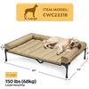 Image 2 : 1 Vehoo Cooling Elevated Dog/Pet Bed + Waterproof Removable Pillow Top Mat - Raised Pet Cot - NEW