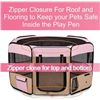 Image 6 : 1 ZuHucpts 48" Portable/Foldable Pet Playpen/Exercise Pet Pen for Dogs - New