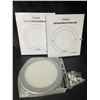 Image 1 : 2 LED Flush Mount Ceiling Lights - Cool White 4000K - Brand New