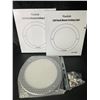 Image 1 : 2 LED Flush Mount Ceiling Lights - Cool White 4000K - Brand New