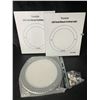 Image 1 : 2 LED Flush Mount Ceiling Lights - Cool White 4000K - Brand New