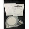 Image 1 : 2 LED Flush Mount Ceiling Lights - Cool White 4000K - Brand New