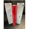 Image 2 : 2 Large Rolls of Heat Transfer Vinyl - 12" x 20FT Per Roll - Red - For DIY Heat Press Crafts - New