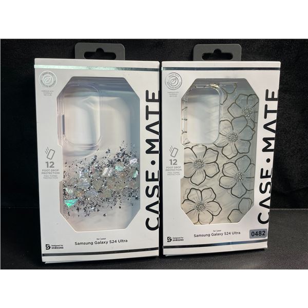 2 Case-Mate Samsung Galaxy S24 Ultra Protective/Drop-Proof Phone Cases - Brand New