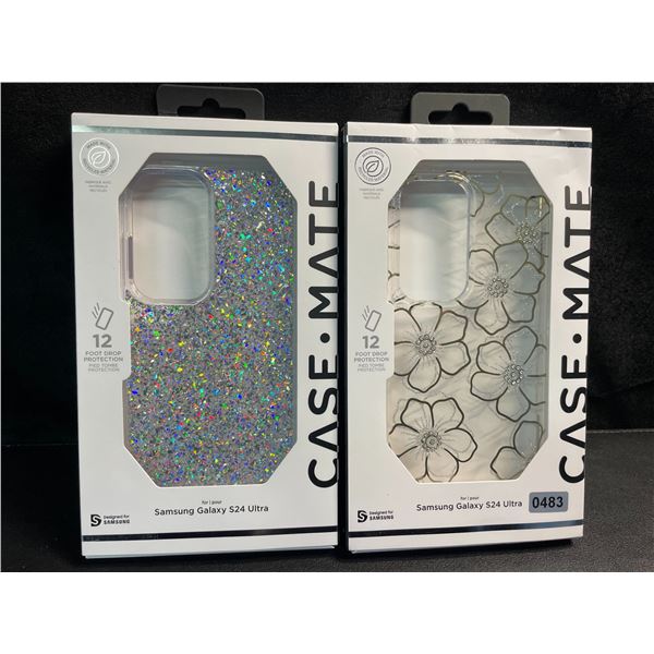 2 Case-Mate Samsung Galaxy S24 Ultra Protective/Drop-Proof Phone Cases - Brand New