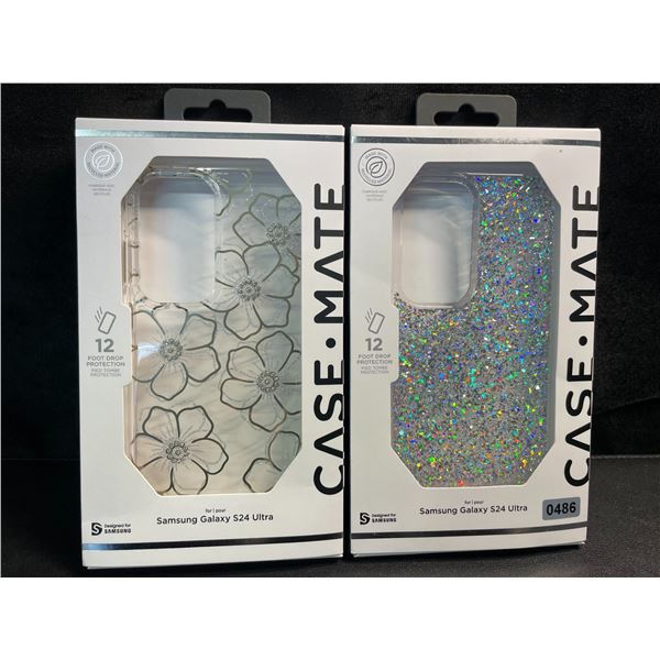 2 Case-Mate Samsung Galaxy S24 Ultra Protective/Drop-Proof Phone Cases - Brand New